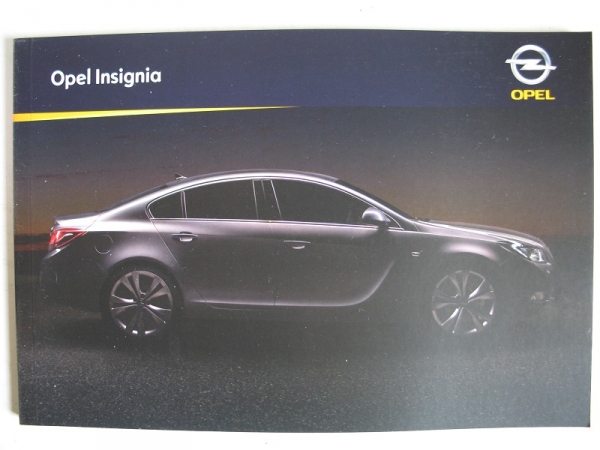 Opel Insignia Prospekt, Ausgabe 10/08