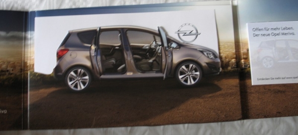 Prospektmappe Opel Meriva
