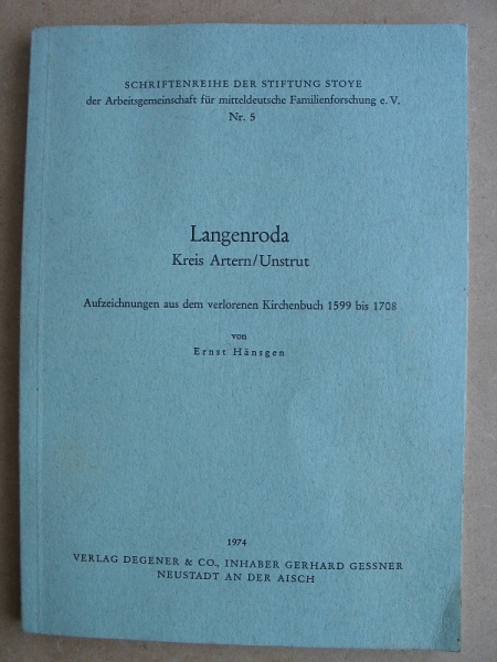 Langenroda, Kreis Artern/ Unstrut, Wiehe, 1974