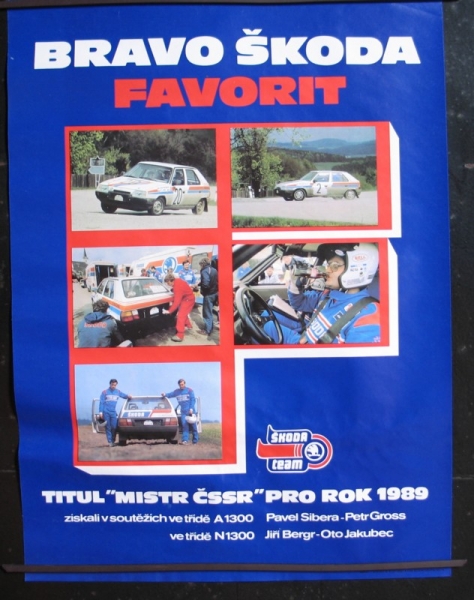 Plakat Bravo Skoda Favorit, 1989, #p45