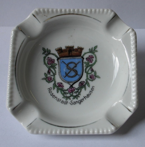 Aschenbecher Rosenstadt Sangerhausen, DDR 60-er Jahre