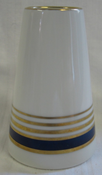Vase Weimar Porzellan, Echt Kobalt, 70-er Jahre DDR