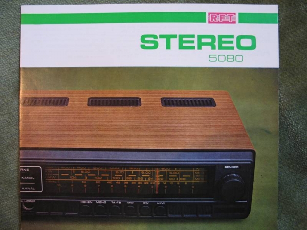 Prospekt RTF Stereoanlage Stereo 5080, 1981