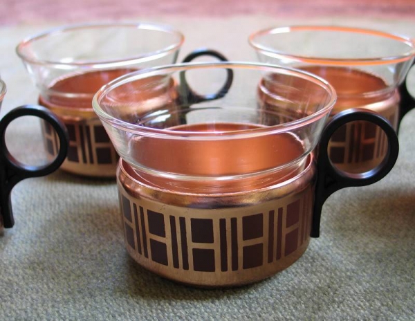 Teeschalen, Teeservice für 6 Personen, DDR, unbenutzt