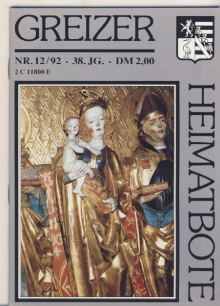 Greizer Heimatbote, Heft 12/ 1992