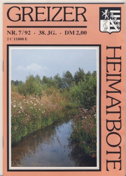 Greizer Heimatbote, Heft 7/ 1992
