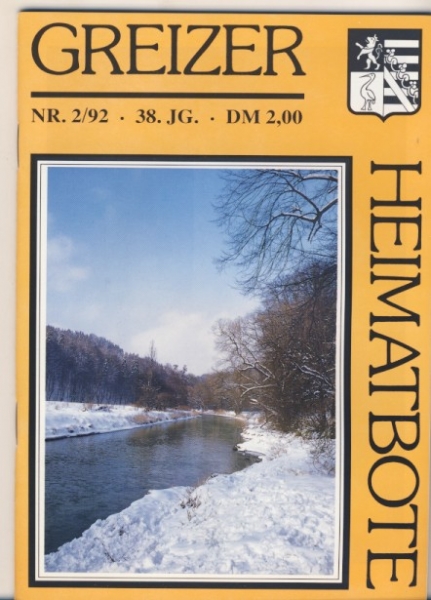 Greizer Heimatbote, Heft 2/ 1992