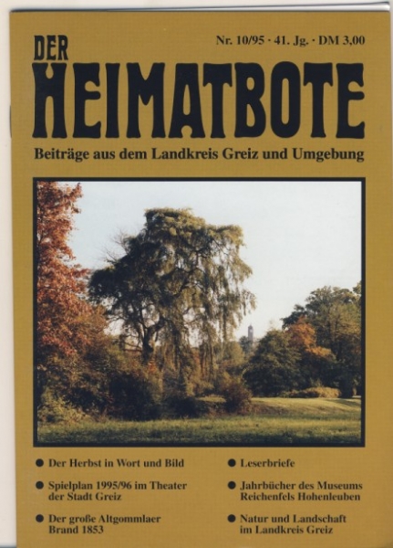 Der Heimatbote, Heft 10/ 1995