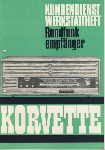 Radio KORVETTE, DDR 70-er Jahre