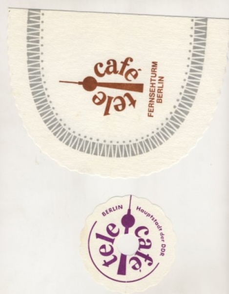 Platzdeckchen Fernsehturm Berlin, 70-er Jahre