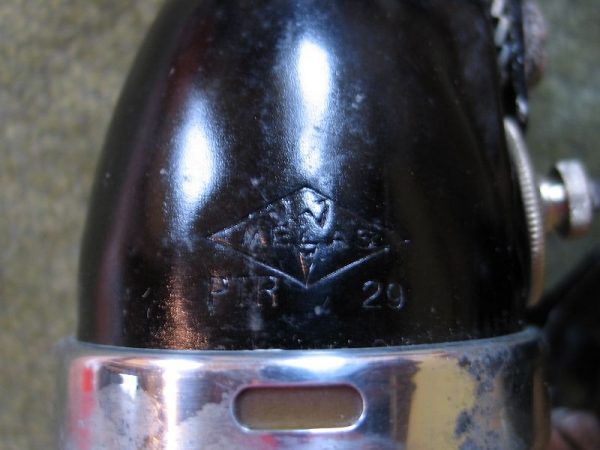 MELAS Fahrradrücklicht mit Rückstrahler, PTR 29, unbenutzt von 1941, #n1