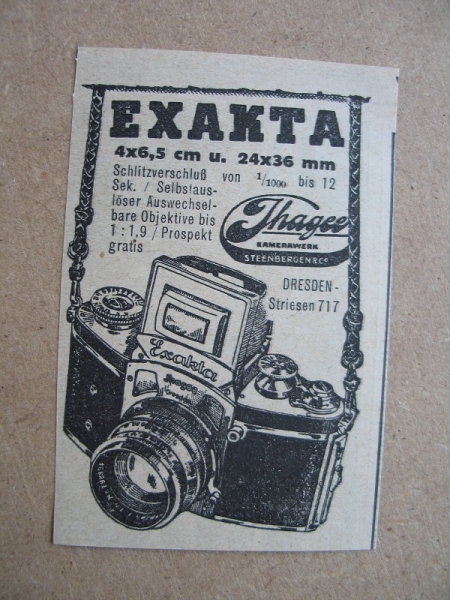 EXAKTA Ihagee Dresden, 1939 #1