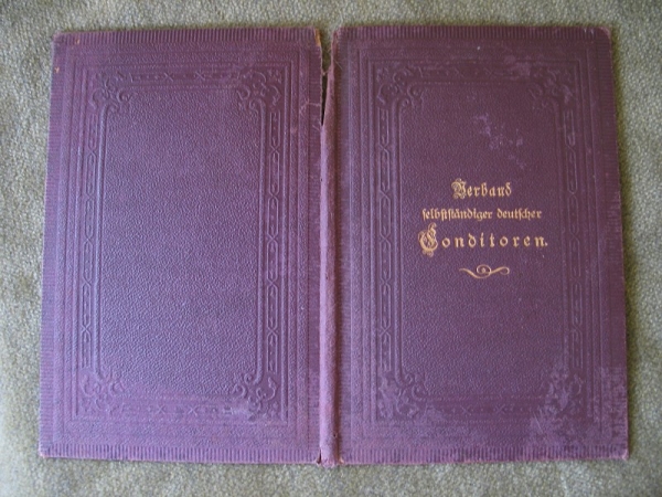 Lehr- Brief Conditor, Konditor, 1902, Zwickau, Crimmitschau, 1902