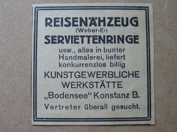 Kunstgewerbliche Werkstätte Bodensee, Konstanz, 1925 #2