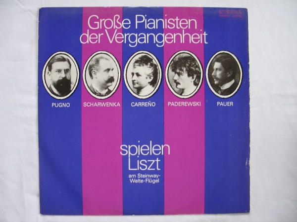 Große Pianisten der Vergangenheit spielen Liszt, Pugno, Scharwenka, Carreno, Paderewski, Pauer, #115