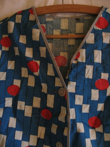 Schürze, Kittelschürze um 1960, Bruno Ruben KG Dresden, #11