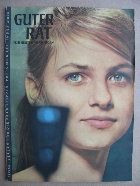 Guter Rat, Heft 1 von 1965, mit Schnittmusterbogen