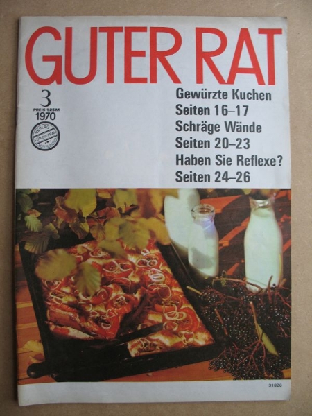 Guter Rat, Heft 3 von 1970