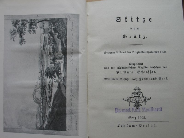 Skitze von Grätz, Graz, 1922