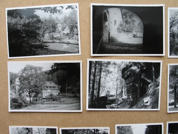 Etwa 90 Fotos, Wolkenstein/ Umgebung, um 1960, Gasthaus Hüttenmühle