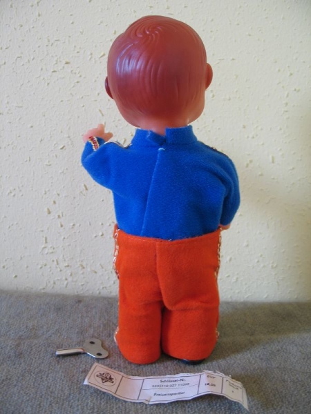 Freizeitsportler, Puppe zum aufziehen, DDR