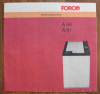 Anleitung FORON Waschvollautomat VA 561, 861, A 56, 61, DDR